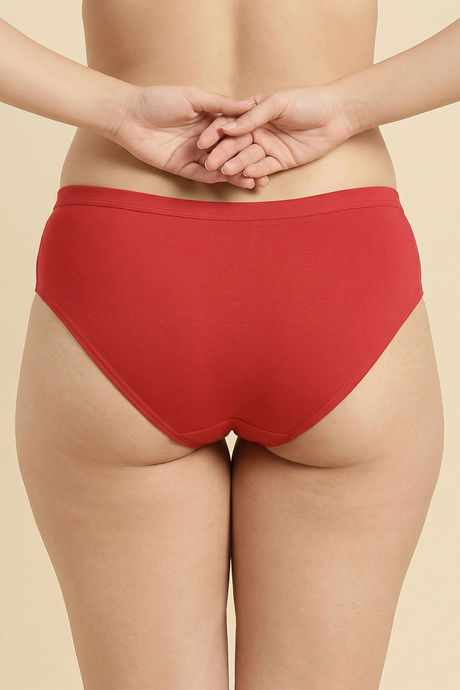 Zivame Medium Rise Full Coverage Hipster Panty (Pack of 3) - Multicolor — image 6
